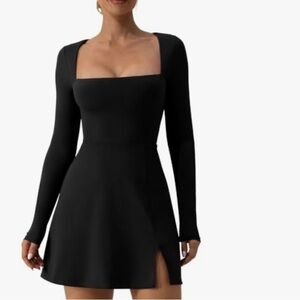 Nwt black dress long sleeve